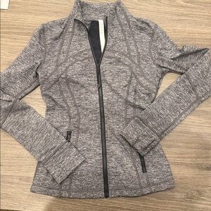 Lululemon define jacket, heather gray, size 6